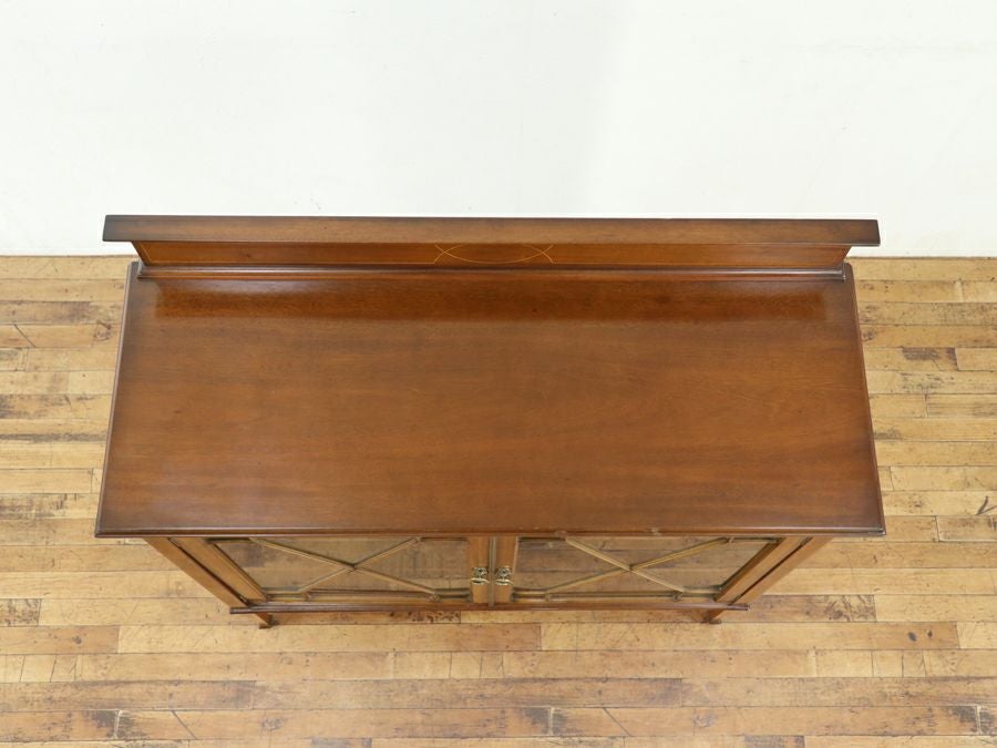 アンティーク家具 張替済ショーケース 80506