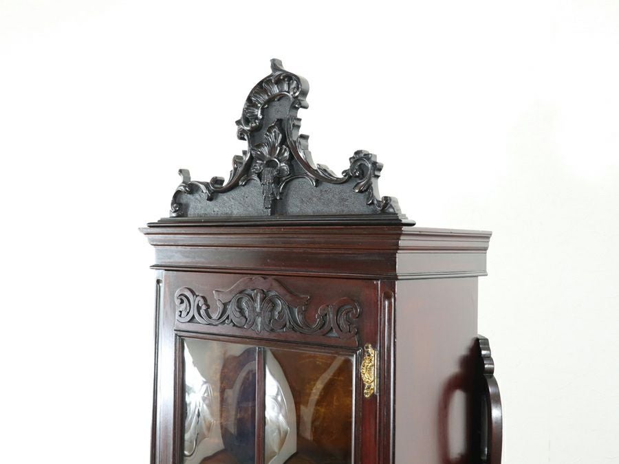 アンティーク家具 コーナーキャビネット 80783