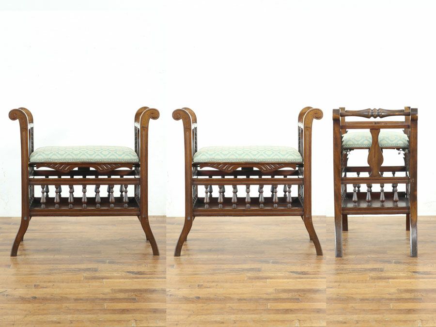 アンティーク家具 ピアノスツール 80666