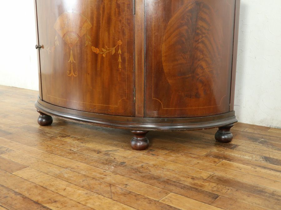 アンティーク家具 張替済ショーケース 80509