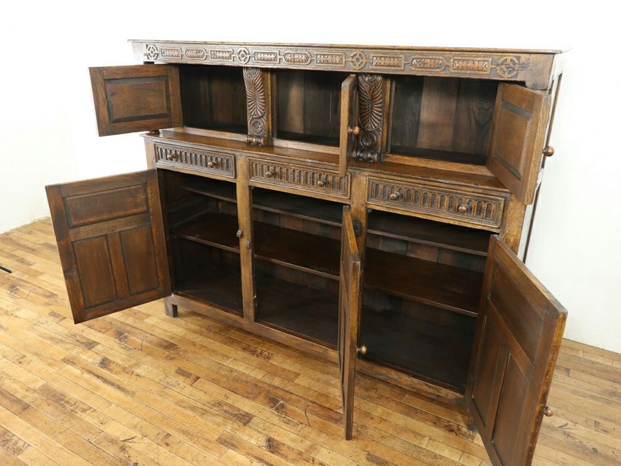 アンティーク家具 コートカップボード 80799