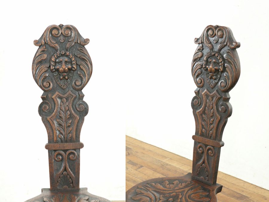 小さくても貫禄のあるたたずまいのイギリスアンティーク家具 スピニングチェア 80661