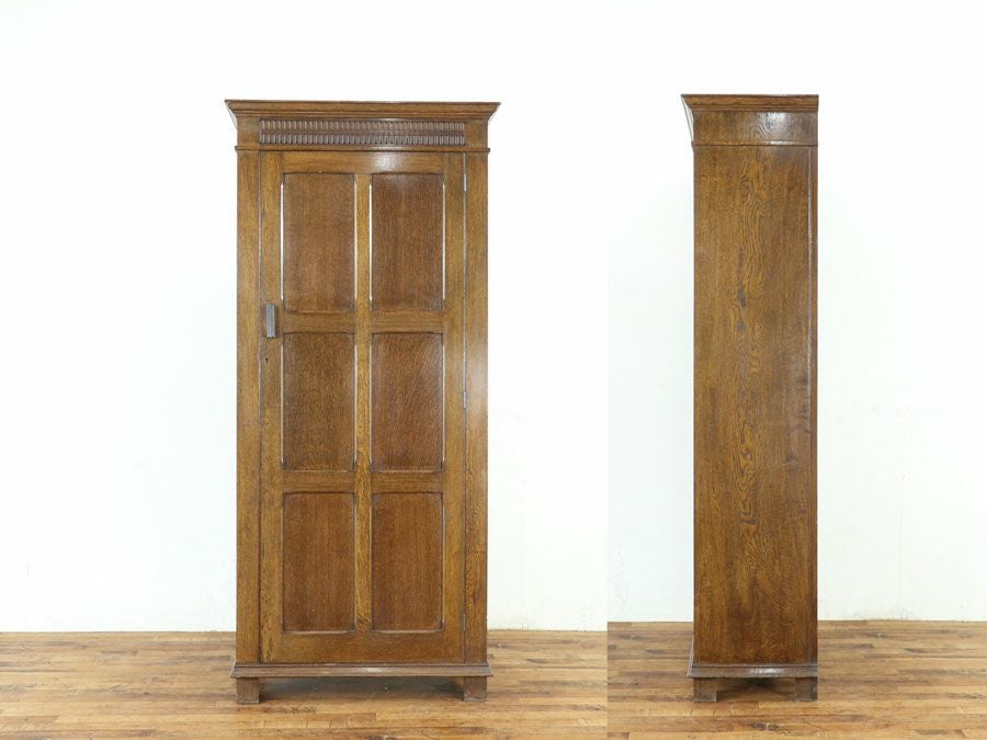 少し薄型のサイズも魅力のナチュラルな雰囲気のワードローブ 80652