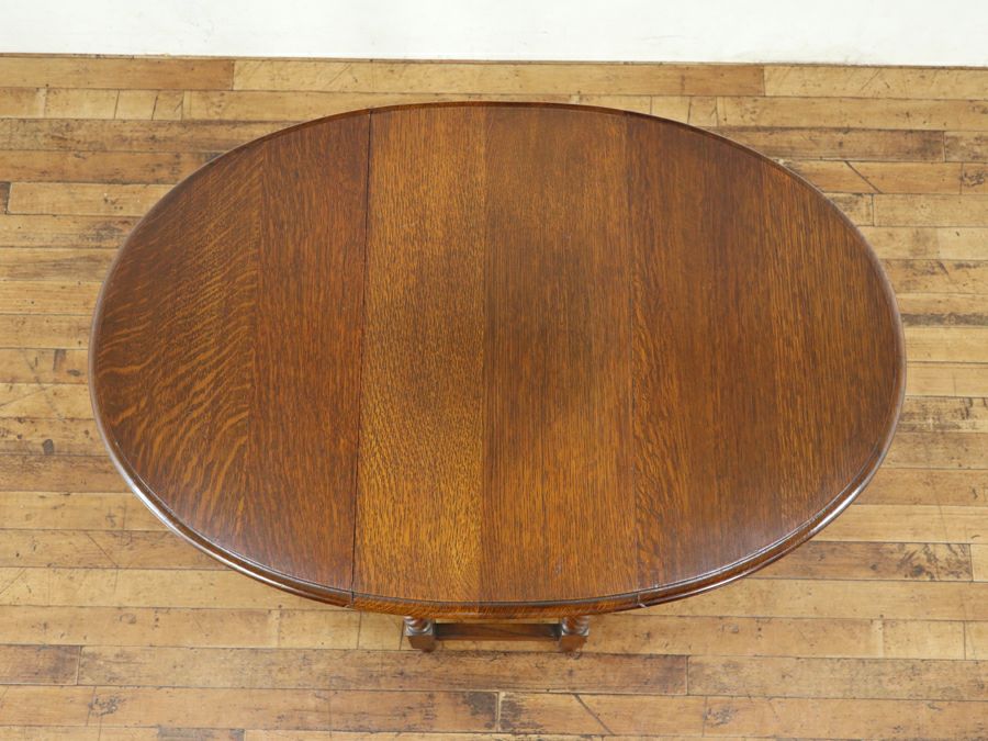 優しい楕円 ツイストレッグ ゲートレッグテーブル 80834