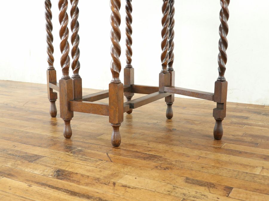 優しい楕円 ツイストレッグ ゲートレッグテーブル 80834