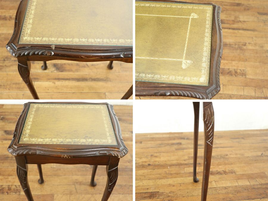 ガラストップ ネストテーブル 80692