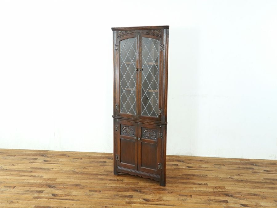 Old Charm コーナーキャビネット 80836