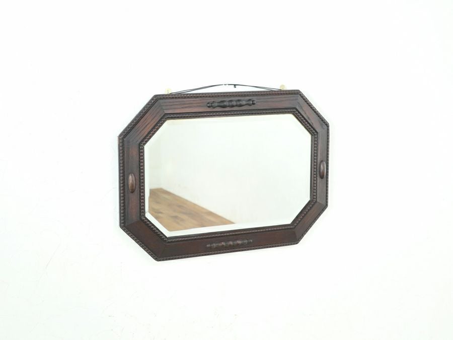 渋く、確実に、イギリスアンティークなウォールミラー 80679