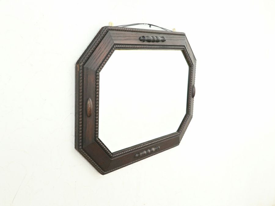 渋く、確実に、イギリスアンティークなウォールミラー 80679