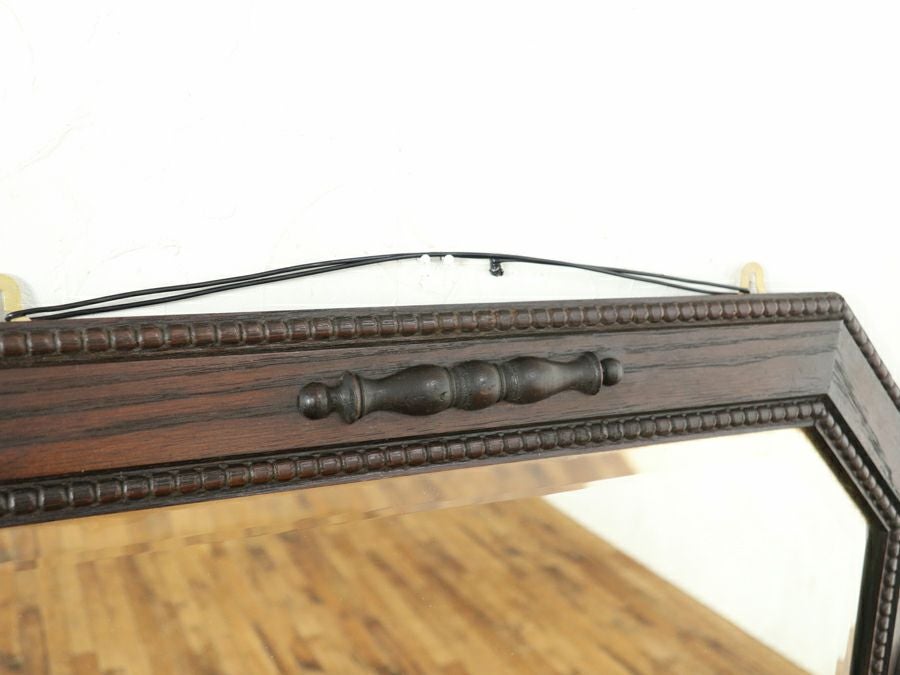 渋く、確実に、イギリスアンティークなウォールミラー 80679