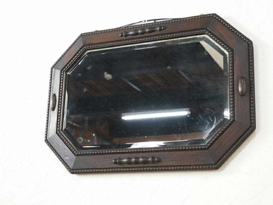 渋く、確実に、イギリスアンティークなウォールミラー 80679