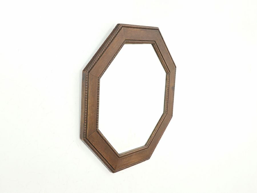 イギリスアンティーク オクタゴン ウォールミラー 80807