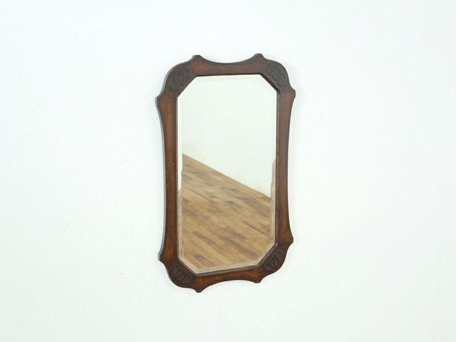 四隅にプレッツェル、ウォールミラー 80727