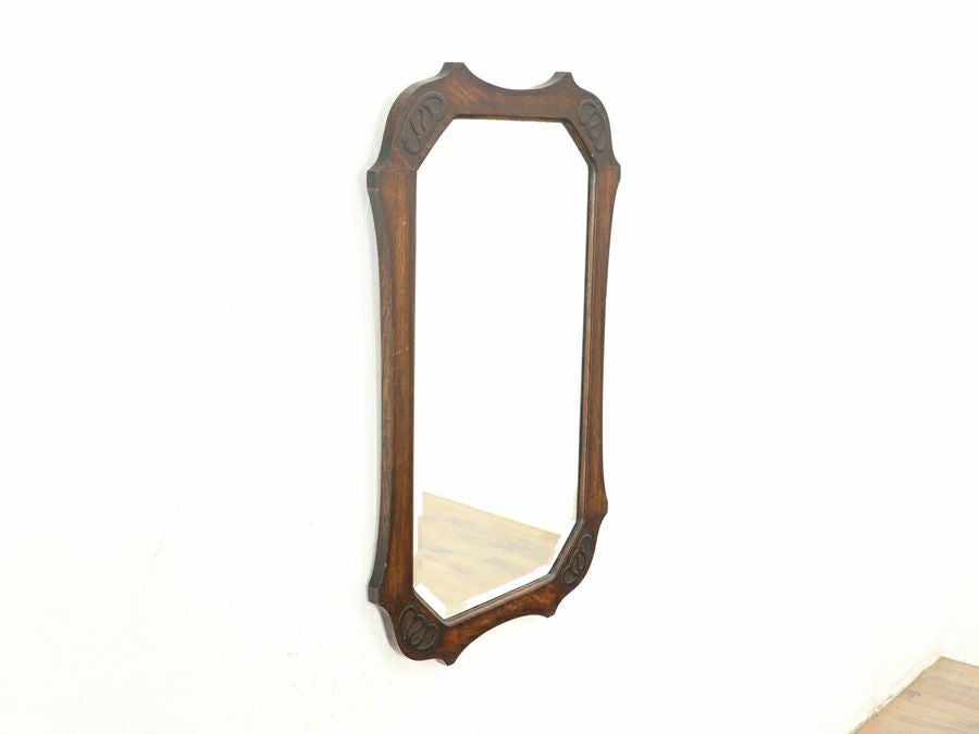 四隅にプレッツェル、ウォールミラー 80727