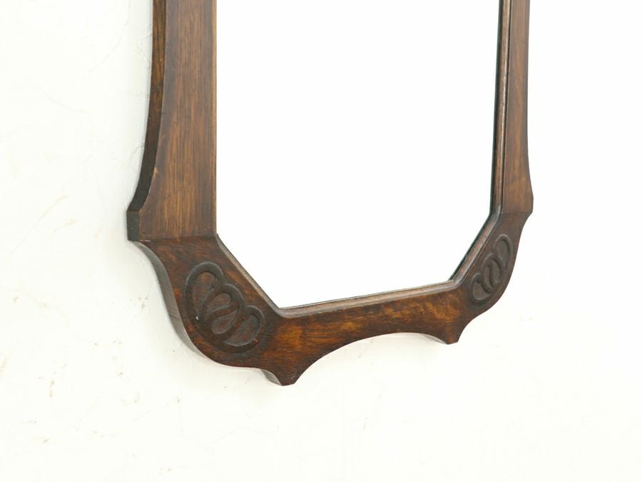 四隅にプレッツェル、ウォールミラー 80727