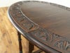 深みのある彫刻、ゲートレッグテーブル 80755