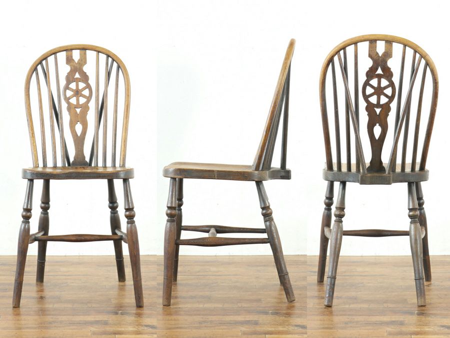 ホイールバック キッチンチェア 80754<br>在庫3脚