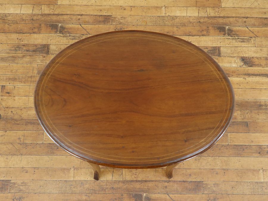 オーバル型天板 エドワーディアン サイドテーブル 80723
