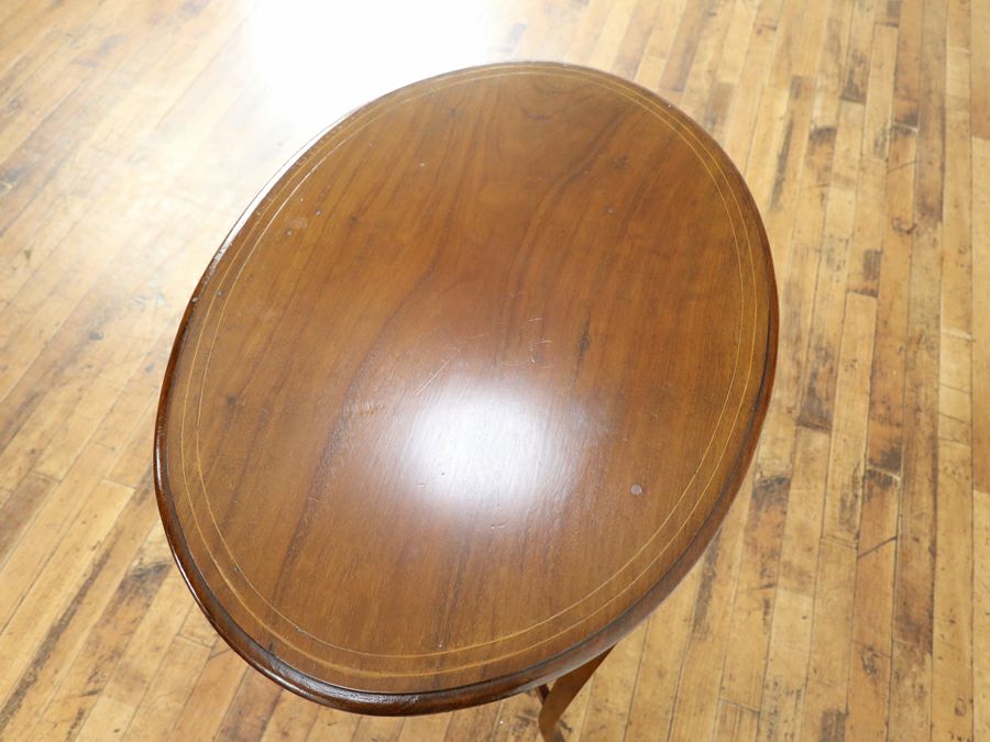 オーバル型天板 エドワーディアン サイドテーブル 80723