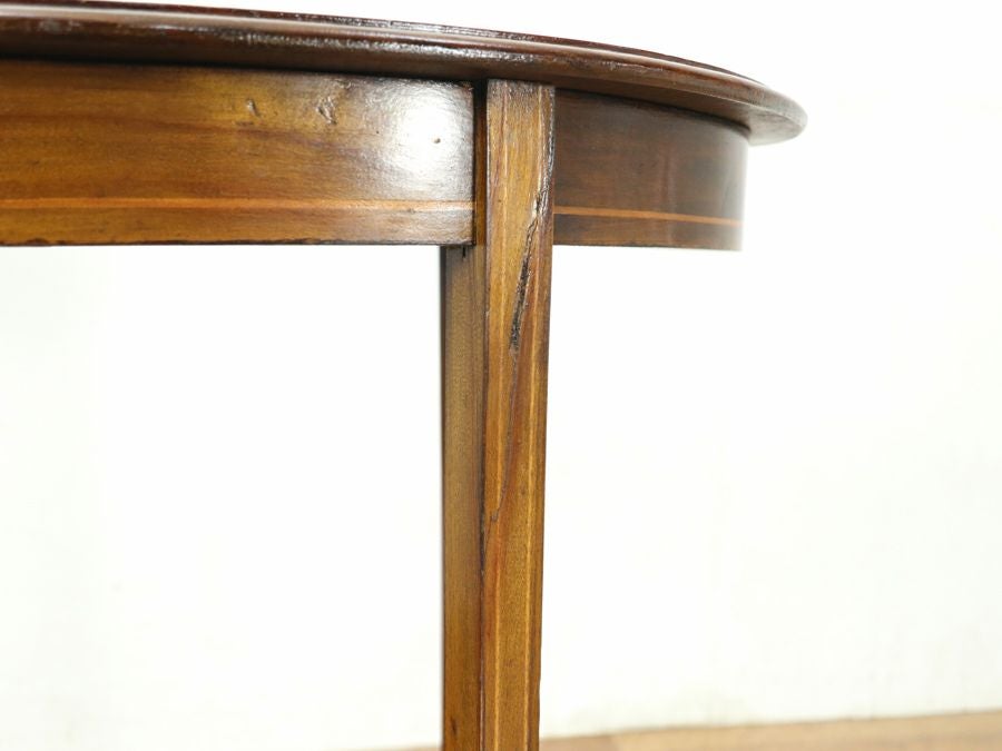 オーバル型天板 エドワーディアン サイドテーブル 80723