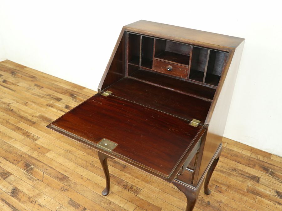 横幅57cmのコンパクトサイズ！マホガニー ライティングビューロー 80893