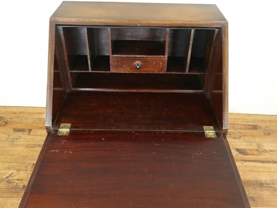 横幅57cmのコンパクトサイズ！マホガニー ライティングビューロー 80893