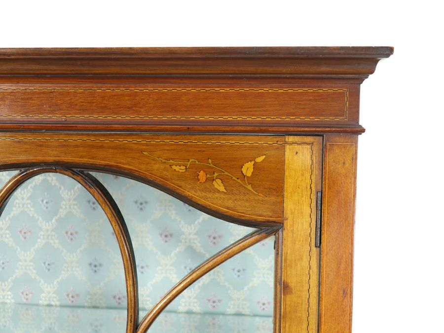 1910年頃 イギリスアンティーク エドワーディアン ショーケース 80615