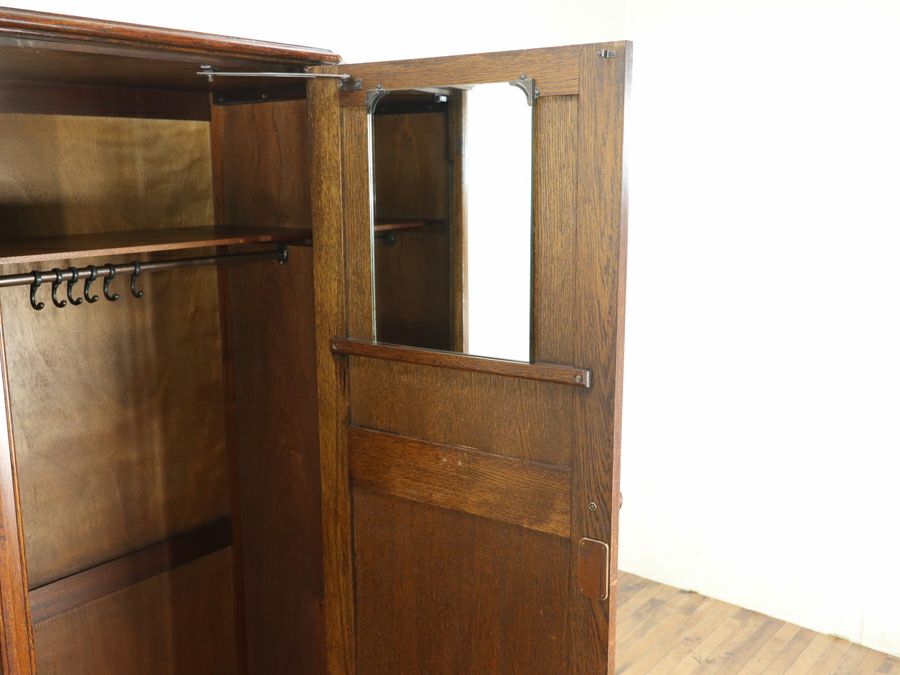 横幅80cmのスリムサイズ！英国ワードローブ 80656