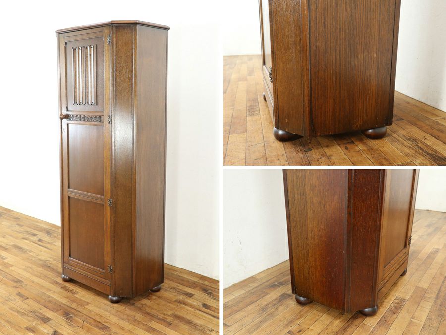 横幅80cmのスリムサイズ！英国ワードローブ 80656