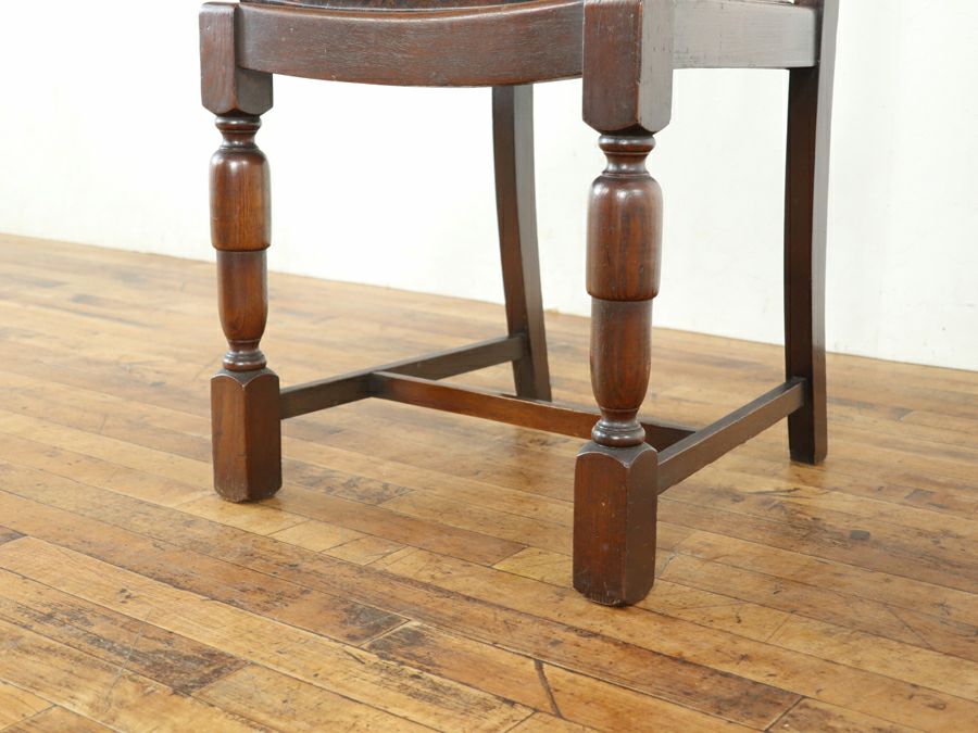 座面張替済 アールデコ ダイニングチェア 80572<br>在庫4脚