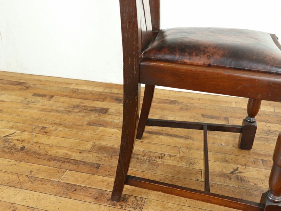 座面張替済 アールデコ ダイニングチェア 80572<br>在庫4脚