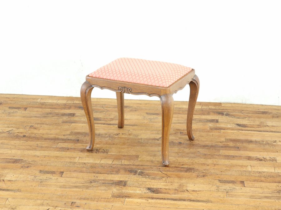 フランス猫脚スツール 65334b