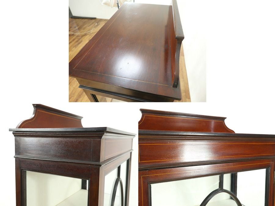 イギリスアンティーク エドワーディアン ショーケース 80523