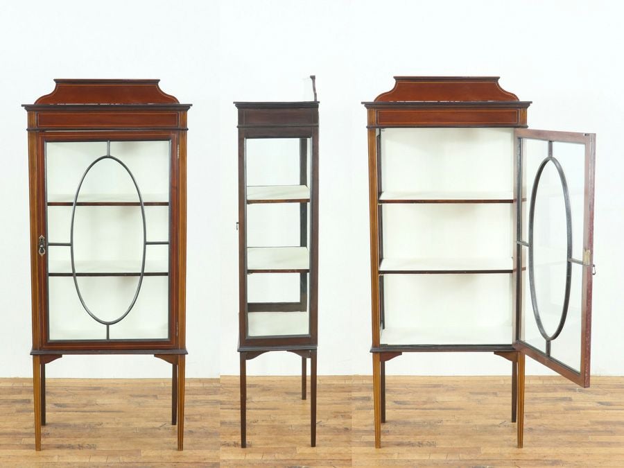 イギリスアンティーク エドワーディアン ショーケース 80523