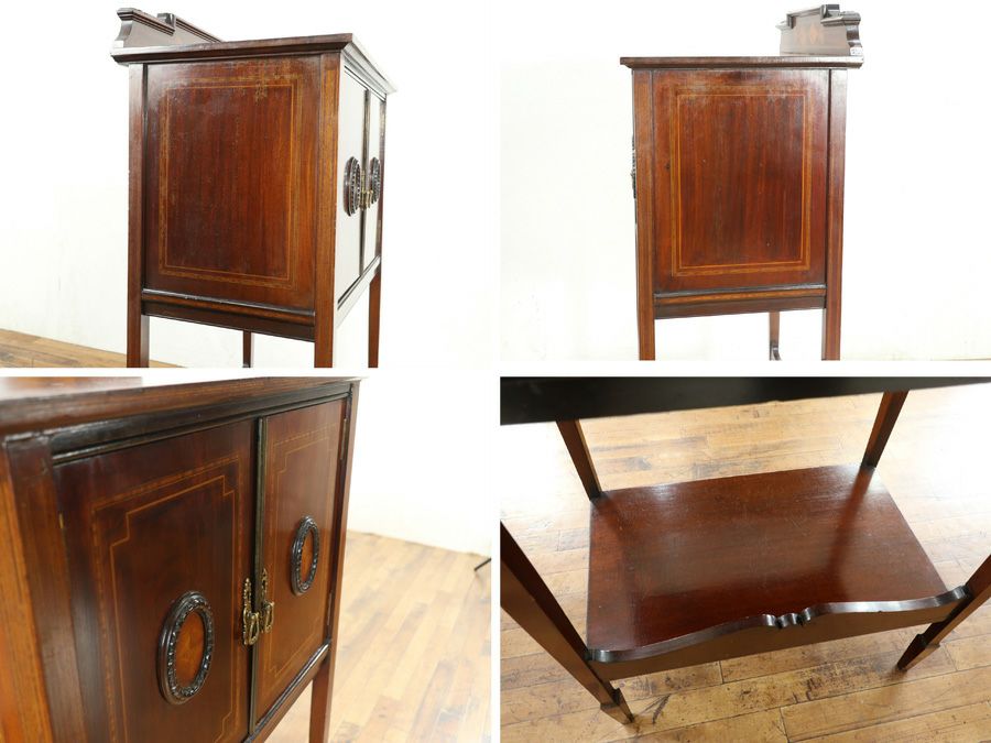 希少なデザインとそれを活かしたデザイン サイドキャビネット 80745