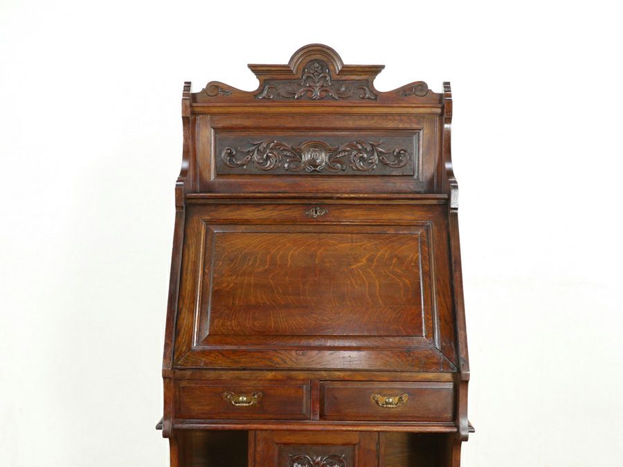 イギリスで100年以上を過ごした アンティークスチューデントビューロー 80722