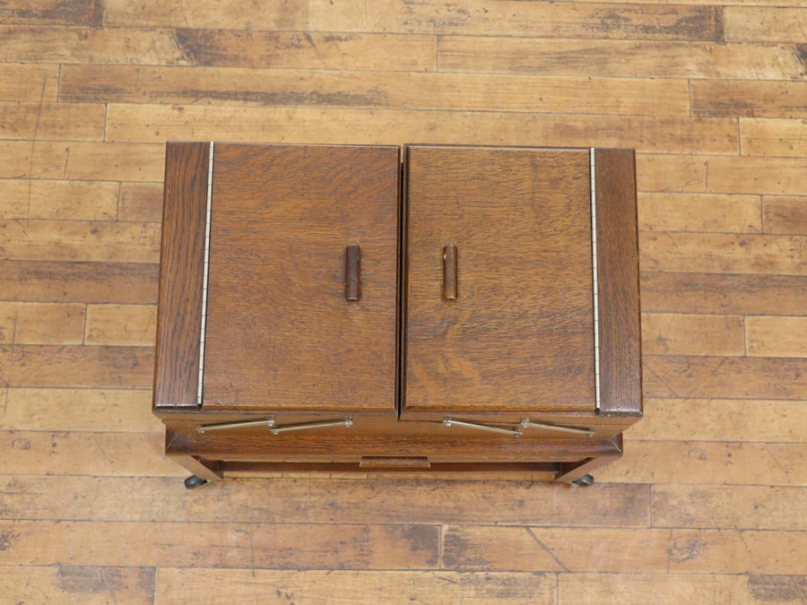 キャスターの付いたタイプのソーイングボックス 80678