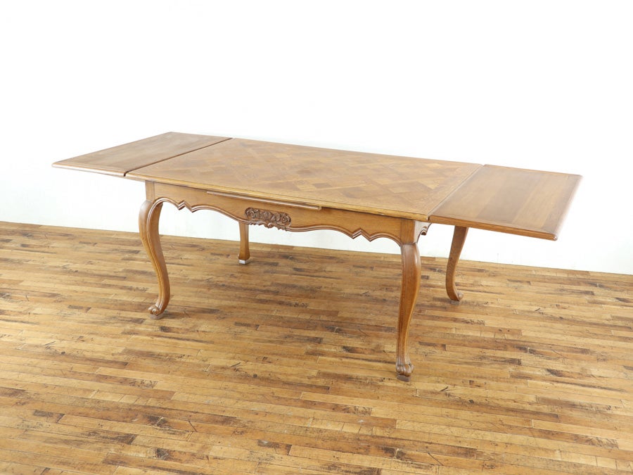 フランスらしい猫脚スタイル テーブル・チェア6脚セット 65383