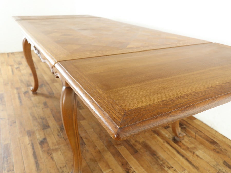 フランスらしい猫脚スタイル テーブル・チェア6脚セット 65383