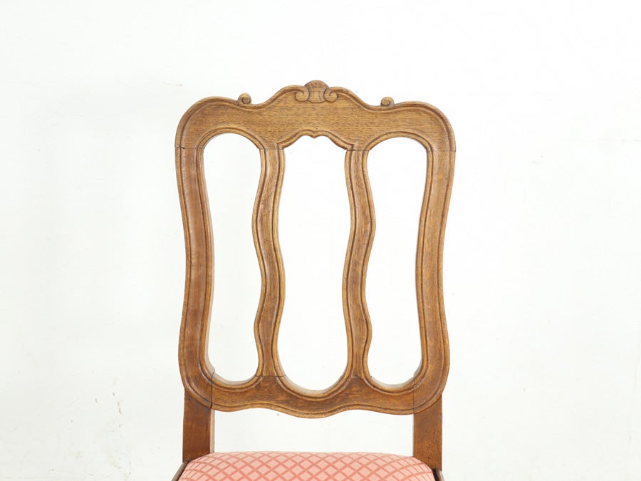 フランスらしい猫脚スタイル テーブル・チェア6脚セット 65383