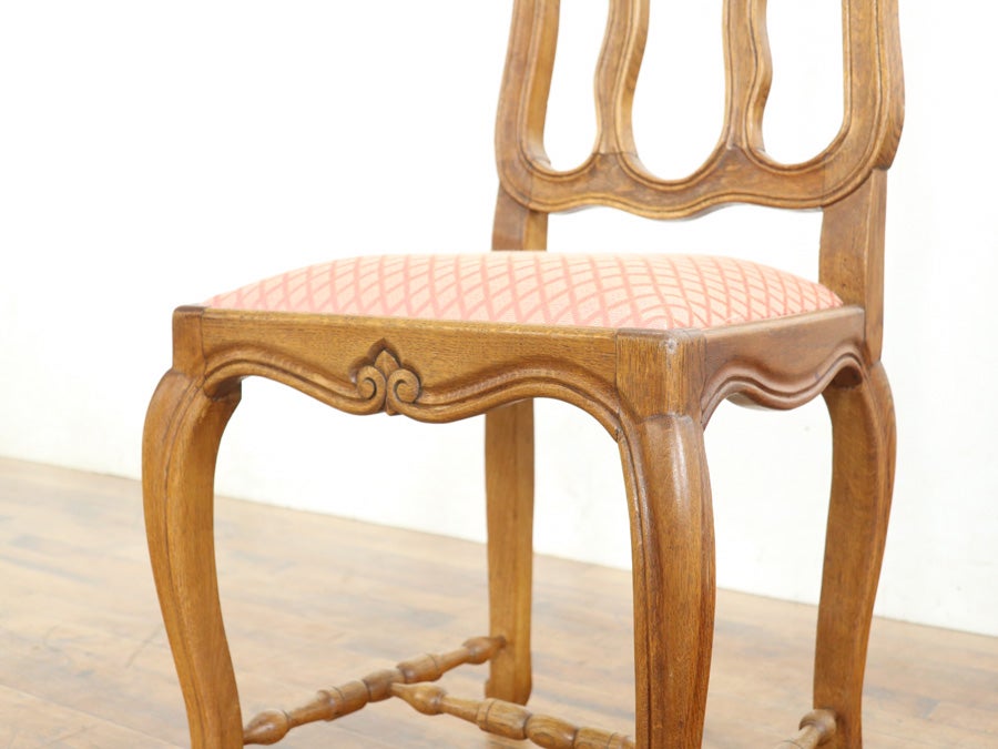 フランスらしい猫脚スタイル テーブル・チェア6脚セット 65383