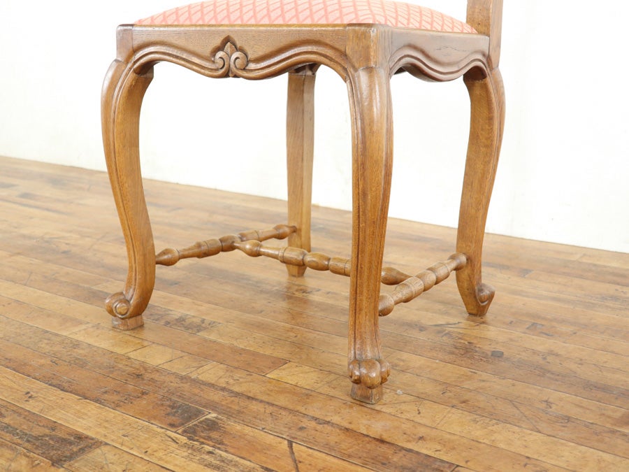 フランスらしい猫脚スタイル テーブル・チェア6脚セット 65383