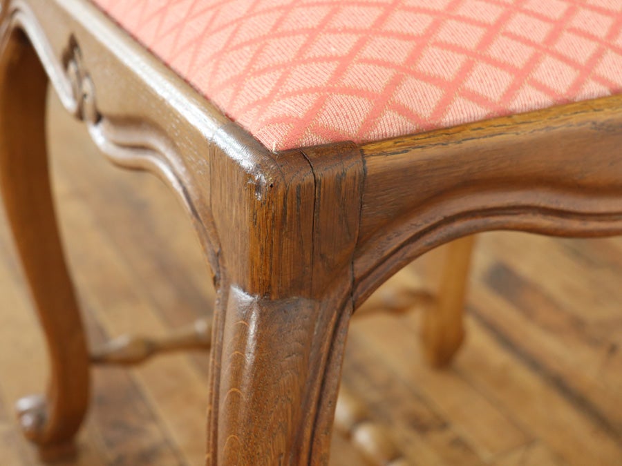 フランスらしい猫脚スタイル テーブル・チェア6脚セット 65383