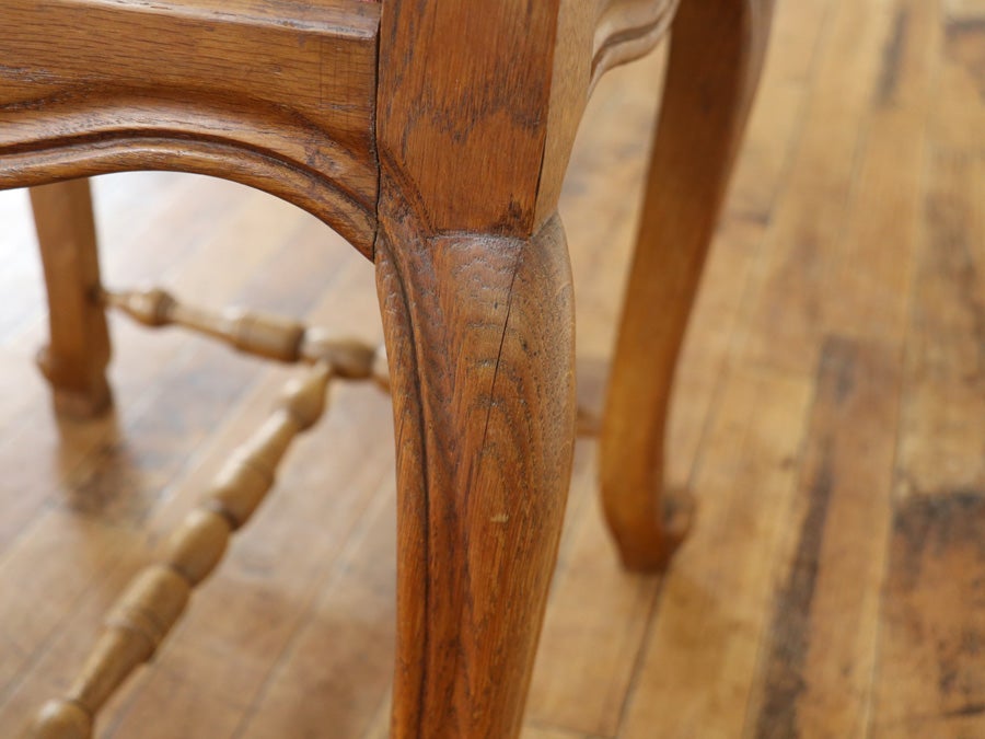 フランスらしい猫脚スタイル テーブル・チェア6脚セット 65383