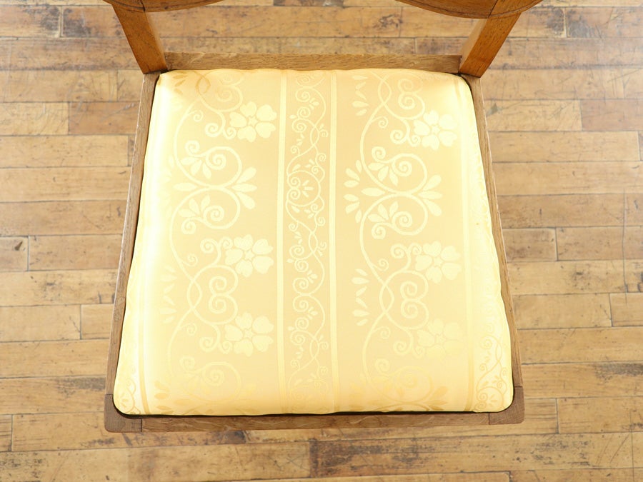 細長いテーブルが珍しい フランス テーブル・チェア6脚セット 65360