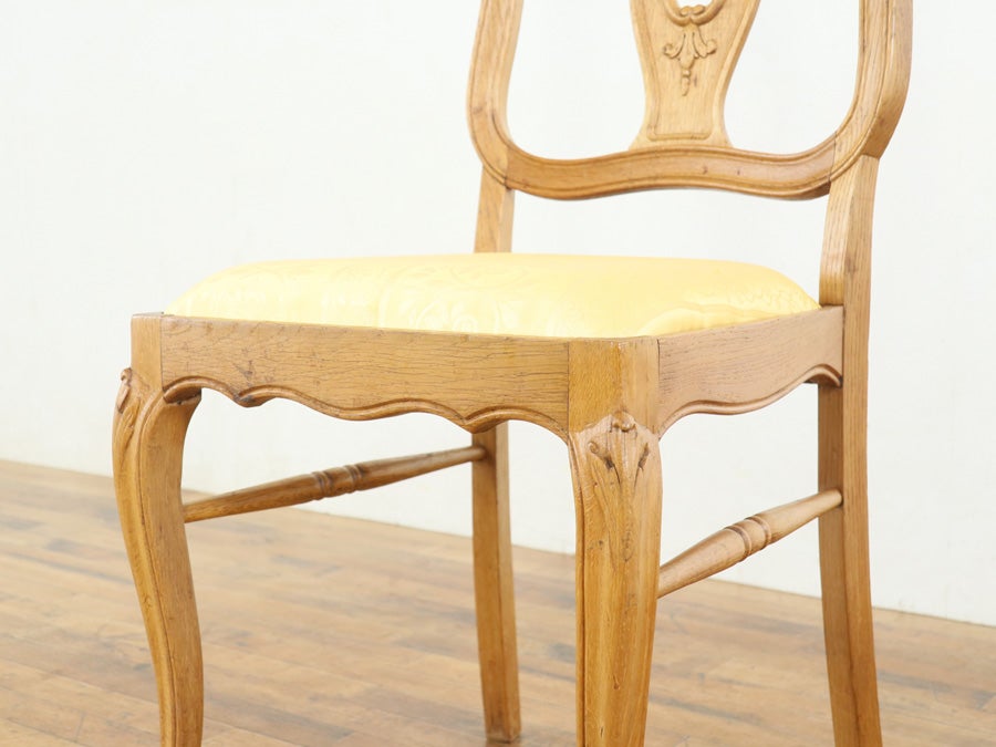 細長いテーブルが珍しい フランス テーブル・チェア6脚セット 65360