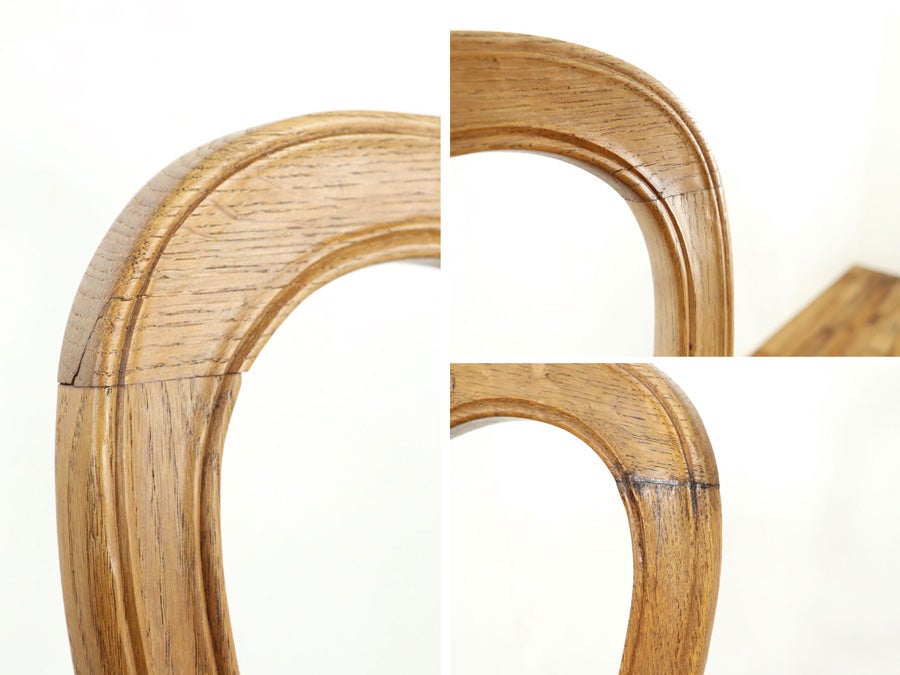 細長いテーブルが珍しい フランス テーブル・チェア6脚セット 65360