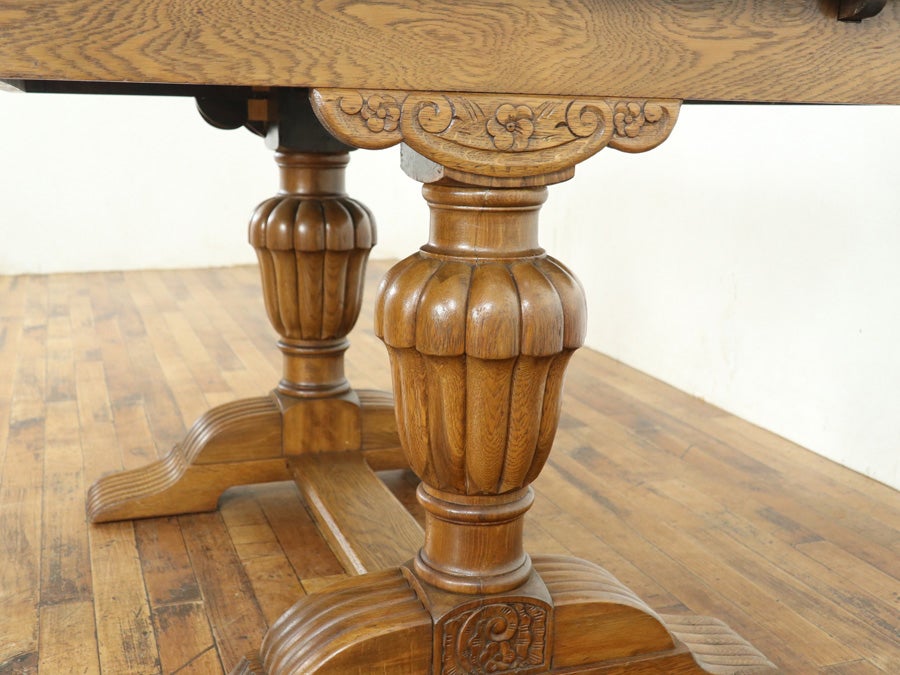 イギリスアンティーク テーブル・チェア4脚セット 80715