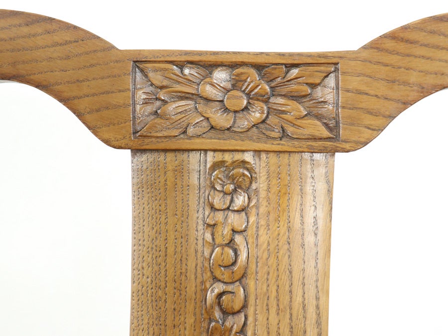 イギリスアンティーク テーブル・チェア4脚セット 80715