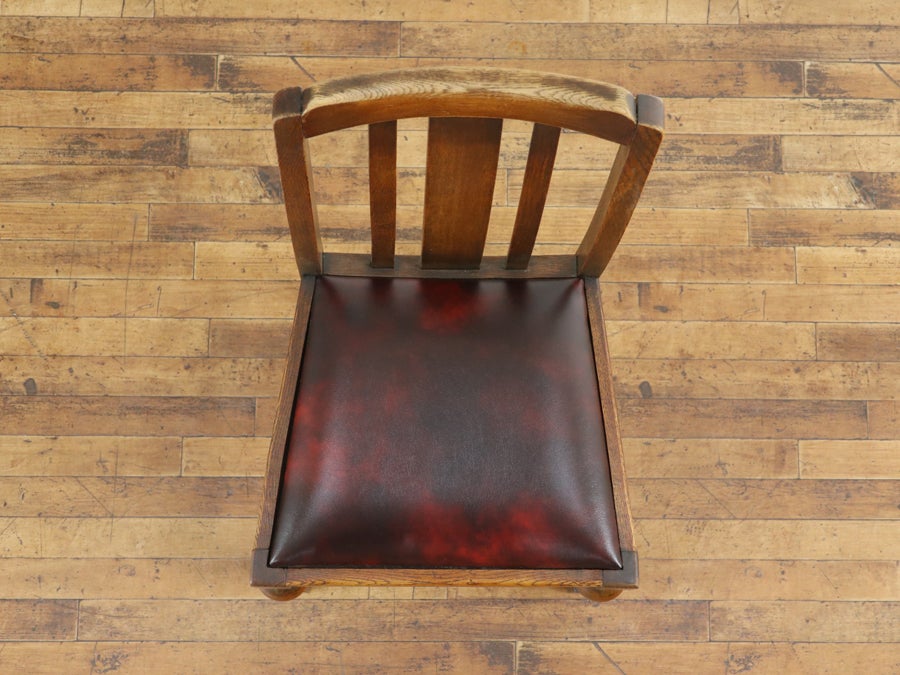 イギリスらしい落ち着き 張替済ダイニングチェア 80717<br>在庫4脚